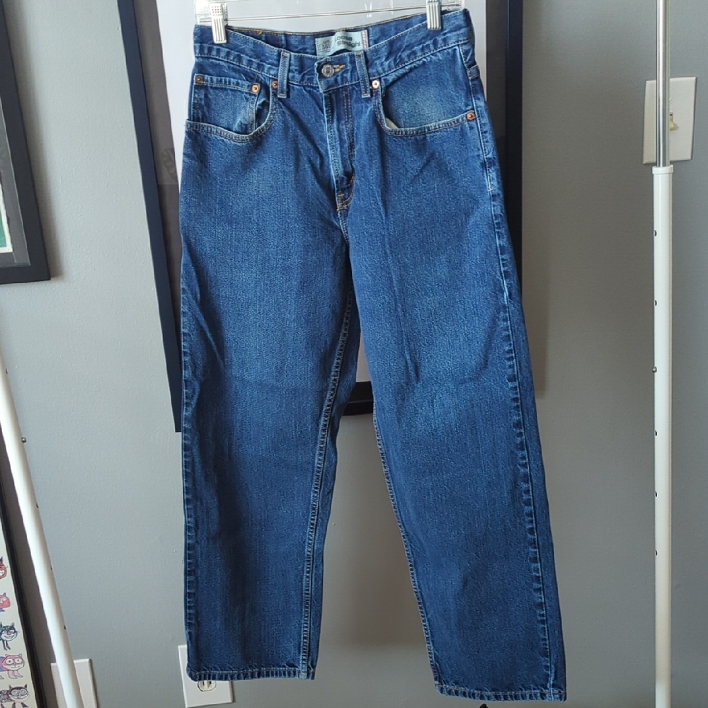 VTG Levi's loose-straight 569s. 💯 cotton. Size 28.
